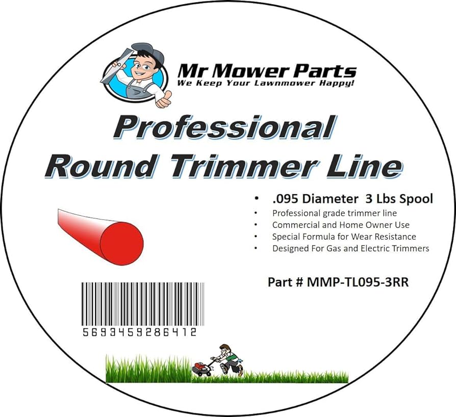 Mr Mower Parts Professional Trimmer Line .095 diameter 5lb Spool