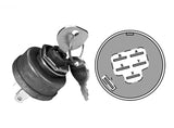 ROTARY # 11018 IGNITION SWITCH W/9/16" MTG STEM TORO