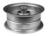 Flat Iidler Pulley replaces Scag 483210. 3/8" X 5"