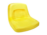 ROTARY # 16469 HIGH BACK STEEL PAN SEAT - YELLOW