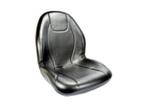 ROTARY # 16503 HIGH BACK SEAT 20" BLACK PVC VINYL