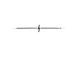 THROTTLE CONTROL CABLE 52-9/32" TORO