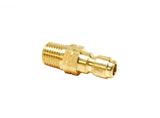 BRASS PLUG MPT 1/4" - SET OF 2 Pack of 2